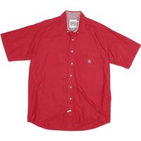 CINCH Mens Red Casual L Cotton Shirt Short Sleeve Button Pocket CINCH Mens Red Casual L Cotton Shirt Short Sleeve Button Pocket
