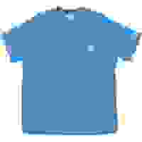 CARHARTT Mens Blue Crew Neck Short Sleeve Pocket Shirt L Cotton Blend CARHARTT Mens Blue Crew Neck Short Sleeve Pocket Shirt L Cotton Blend