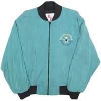ROYAL PACIFIC Mens Blue Plain Bomber M Zip Jacket Casual Lightweight ROYAL PACIFIC Mens Blue Plain Bomber M Zip Jacket Casual Lightweight