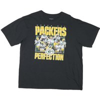 REEBOK Mens Black Green Bay Packers Graphic Shirt Short Sleeve Crew Neck REEBOK Mens Black Green Bay Packers Graphic Shirt Short Sleeve Crew Neck