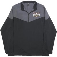 ADIDAS Mens Black & Grey Varsity Football Track Jacket L Polyester Zip ADIDAS Mens Black & Grey Varsity Football Track Jacket L Polyester Zip