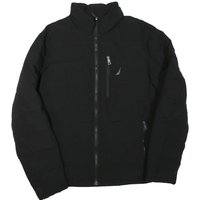 NAUTICA Mens Black Jacket L Polyester Blend Zip Puffer Casual Warm