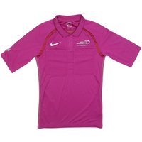 NIKE Mens Pink Referee Swiss Unihockey Short Sleeve Polo Shirt S Official NIKE Mens Pink Referee Swiss Unihockey Short Sleeve Polo Shirt S Official