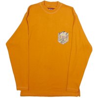 CUT THE CRAP Mens Orange Crew Neck M Cotton Long Sleeve Sweatshirt Logo CUT THE CRAP Mens Orange Crew Neck M Cotton Long Sleeve Sweatshirt Logo