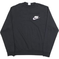 NIKE Mens Black Crew Neck M Sweatshirt Cotton Blend Pullover Casual NIKE Mens Black Crew Neck M Sweatshirt Cotton Blend Pullover Casual