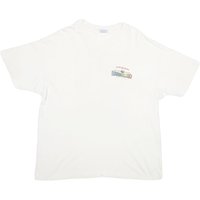 HANES Mens White Hawaiian Pro Graphic Shirt Short Sleeve Crew Neck Surf HANES Mens White Hawaiian Pro Graphic Shirt Short Sleeve Crew Neck Surf