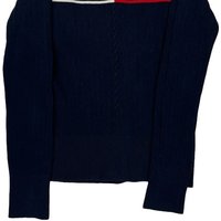 Tommy Hilfiger Jumper – Small Navy Cotton Tommy Hilfiger Jumper – Small Navy Cotton