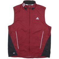 ADIDAS Mens Maroon & Black Sports Vest Jacket M Polyester Blend Zip Athletic ADIDAS Mens Maroon & Black Sports Vest Jacket M Polyester Blend Zip Athletic