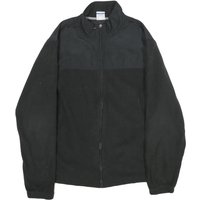 STARTER Mens Black & Black Fleece Jacket M Polyester Zip Casual Warm Outerwear STARTER Mens Black & Black Fleece Jacket M Polyester Zip Casual Warm Outerwear