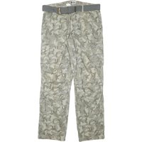 YOU Mens Cotton Blend Grey Camouflage Regular Cargo Trousers W L Belted YOU Mens Cotton Blend Grey Camouflage Regular Cargo Trousers W L Belted