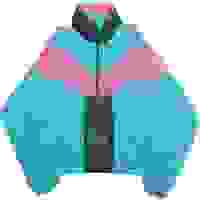 DAZE COME Mens Blue & Pink Nylon Shell Jacket L Retro Windbreaker DAZE COME Mens Blue & Pink Nylon Shell Jacket L Retro Windbreaker