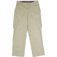 DICKIES Mens Regular Fit Beige Cargo Cotton Blend Trousers W L Zip Pocket DICKIES Mens Regular Fit Beige Cargo Cotton Blend Trousers W L Zip Pocket