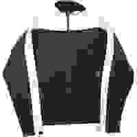THE NORTH FACE Mens Black & White Track Jacket Polyester Blend Zip Sport THE NORTH FACE Mens Black & White Track Jacket Polyester Blend Zip Sport