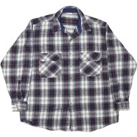 FIELD & STREAM Mens Blue & Red Plaid Shirt L Button Pocket Flannel Casual FIELD & STREAM Mens Blue & Red Plaid Shirt L Button Pocket Flannel Casual