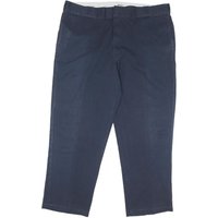DICKIES Mens Regular Navy Blue Cotton Blend Zip Trousers W L Workwear DICKIES Mens Regular Navy Blue Cotton Blend Zip Trousers W L Workwear