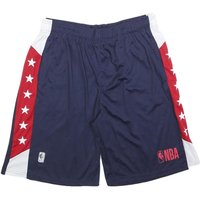 NBA Mens Blue Red & White Sports Casual Shorts L W Elastic Waistband NBA Mens Blue Red & White Sports Casual Shorts L W Elastic Waistband