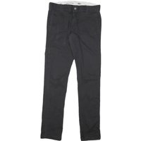 DICKIES Mens Cotton Blend Black Slim Skinny Trousers W L Workwear Casual DICKIES Mens Cotton Blend Black Slim Skinny Trousers W L Workwear Casual
