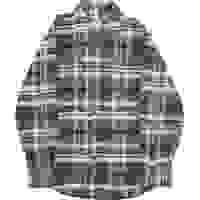 JACHS Mens Grey & Brown Check Flannel Shirt M Casual Button-Up Long Sleeve JACHS Mens Grey & Brown Check Flannel Shirt M Casual Button-Up Long Sleeve