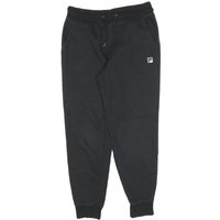 FILA Mens Joggers Black Slim Tapered S W L Cotton Blend Logo Casual FILA Mens Joggers Black Slim Tapered S W L Cotton Blend Logo Casual