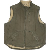 LEE Mens Green Cotton Blend Quilted Jacket Zip Front Relaxed Fit Workwear LEE Mens Green Cotton Blend Quilted Jacket Zip Front Relaxed Fit Workwear