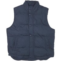 ST JOHNS BAY Mens Navy Blue Puffer Jacket L Polyester Blend Zip Sleeveless ST JOHNS BAY Mens Navy Blue Puffer Jacket L Polyester Blend Zip Sleeveless