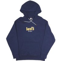 LEVI’S Mens Navy Blue Hoodie S Casual Pullover Cotton Blend LEVI’S Mens Navy Blue Hoodie S Casual Pullover Cotton Blend