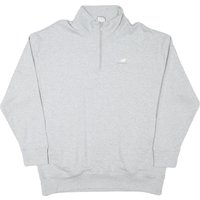 NEW BALANCE Mens Grey Zip Sweatshirt Cotton Blend Casual Pullover NEW BALANCE Mens Grey Zip Sweatshirt Cotton Blend Casual Pullover