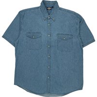 Keys Denim Shirt – Large Blue Cotton Keys Denim Shirt – Large Blue Cotton