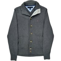 Tommy Hilfiger Cardigan – Small Grey Cotton Tommy Hilfiger Cardigan – Small Grey Cotton