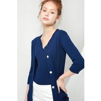 Long V-neck Cardigan