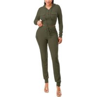 Rib Cargo Hoodie Set Rib Cargo Hoodie Set