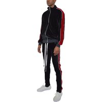 Mens Velour Track Jacket And Track Pant Set Mens Velour Track Jacket And Track Pant Set