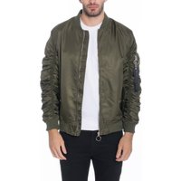 Men’s Casual Ma- Flight Lined Bomber Jacket Men’s Casual Ma- Flight Lined Bomber Jacket