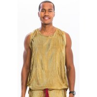 Metallic Flick Tank Top