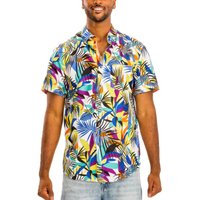 Hawaiian Print Button Down Shirt Hawaiian Print Button Down Shirt