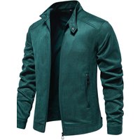 Men’s Zip Up Long Sleeve Biker Jacket Men’s Zip Up Long Sleeve Biker Jacket