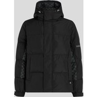 Karl Lagerfeld – Monogram Puffer Jacket, Man, Black, Size: Xs Karl Lagerfeld – Monogram Puffer Jacket, Man, Black, Size: Xs