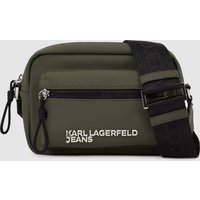 Kl Jeans – Coated Crossbody Bag, Man, Green, Size: One Size Kl Jeans – Coated Crossbody Bag, Man, Green, Size: One Size