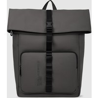 Kl Jeans – Roll Top Strap Backpack, Man, Grey, Size: One Size