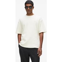 Karl Lagerfeld – Textured Monogram shirt, Man, Beige, Size: Xs