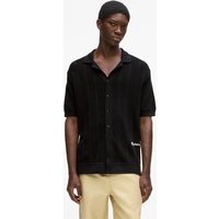 Kl Jeans – Short-sleeved Knit Polo Shirt, Man, Black, Size: Xs Kl Jeans – Short-sleeved Knit Polo Shirt, Man, Black, Size: Xs