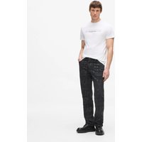 Kl Jeans – Logo Print Straight Jeans, Man, Black, Size: Kl Jeans – Logo Print Straight Jeans, Man, Black, Size: