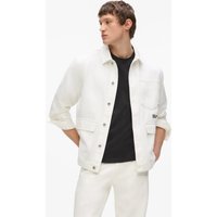 Kl Jeans – Utility White Denim Jacket, Man, White, Size: Xs Kl Jeans – Utility White Denim Jacket, Man, White, Size: Xs
