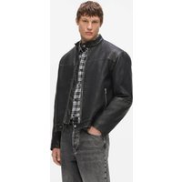 Kl Jeans – Karl Quote Biker Jacket, Man, Black, Size: Kl Jeans – Karl Quote Biker Jacket, Man, Black, Size: