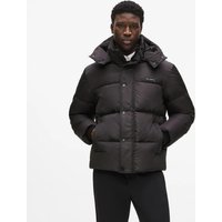 Karl Lagerfeld – Short Hooded Puffer Jacket, Man, Black, Size: Xs Karl Lagerfeld – Short Hooded Puffer Jacket, Man, Black, Size: Xs