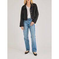 Cropped Faille Jacket Cropped Faille Jacket