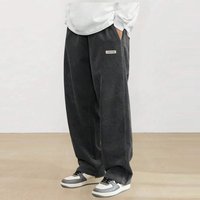 Men’s Corduroy Pants Casual Drawstring Elastic Waist Straight Leg Sweatpants with Pockets Men’s Corduroy Pants Casual Drawstring Elastic Waist Straight Leg Sweatpants with Pockets