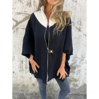 Casual Stand Collar Half Zip Jacket Casual Stand Collar Half Zip Jacket