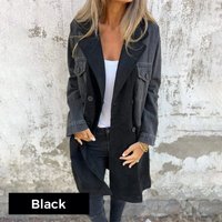 ? limited-time price offer ?Mid-length trench coat with denim-jeans seams ? limited-time price offer ?Mid-length trench coat with denim-jeans seams