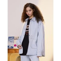 Big Pocket Denim Shirt Jacket LIGHT INDIGO Big Pocket Denim Shirt Jacket LIGHT INDIGO